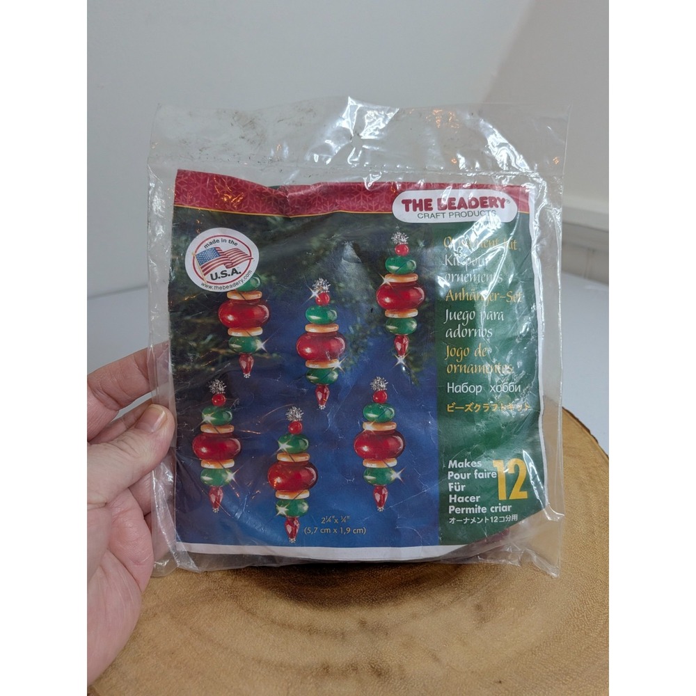Holiday Beaded Ornament Kit-Victorian Baubles 2.25"X.0.75" Makes 12 (Pack of 1)
